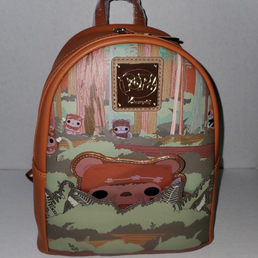 Loungefly EXCLUSIVE Ewok Star Wars Mini Backpack